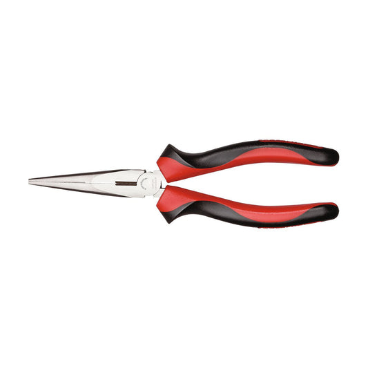 GEDORE red R28502200 - Semi-round nose pliers, straight model, L=200 mm, 2-component handle (3301133)