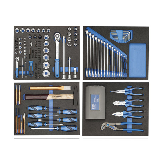 GEDORE TS-147 - Surtido de 147 herramientas en Módulos Check-Tool (2955997)