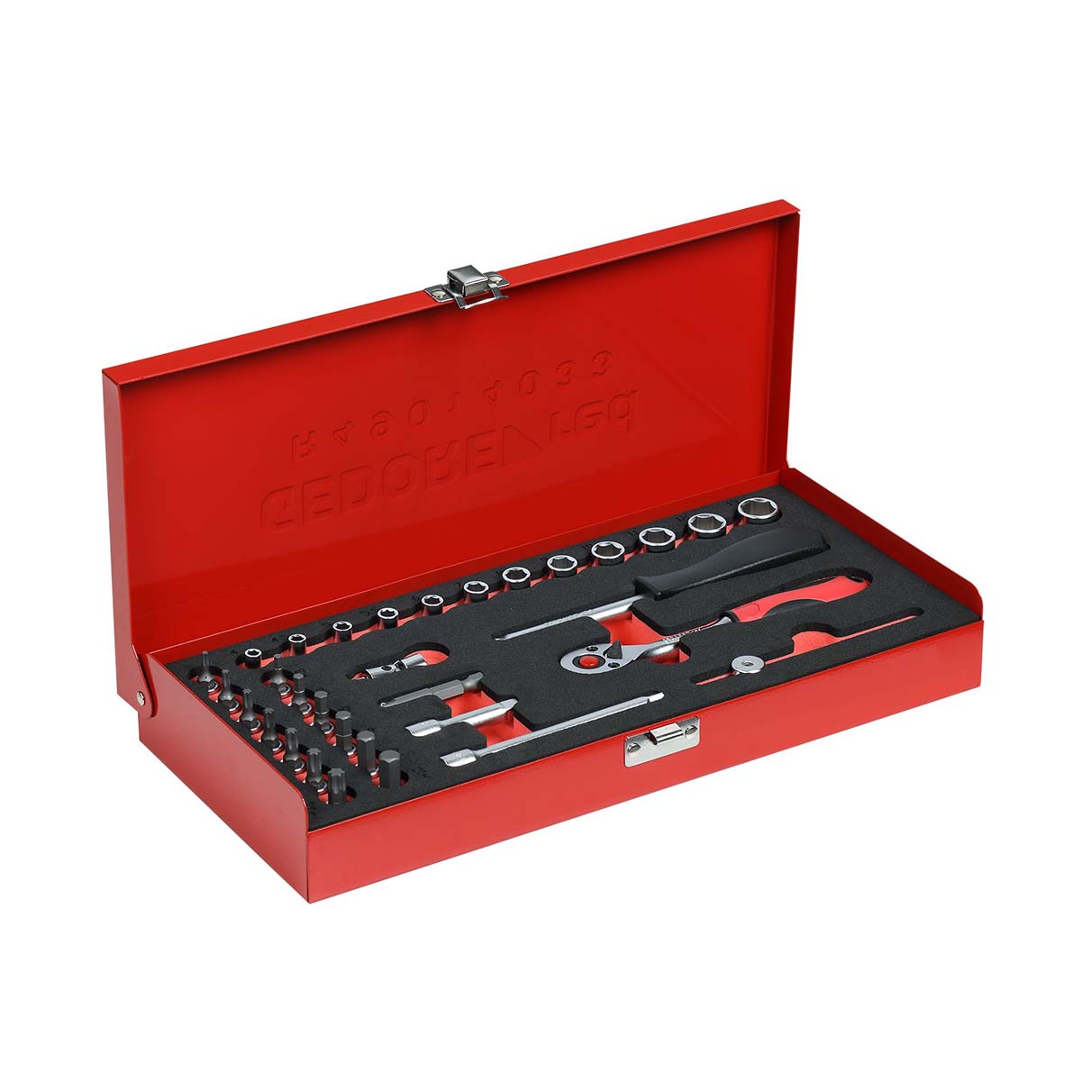 GEDORE red R49014033 - 1/4" socket set, 4-13 mm, 33 pieces (3300001)