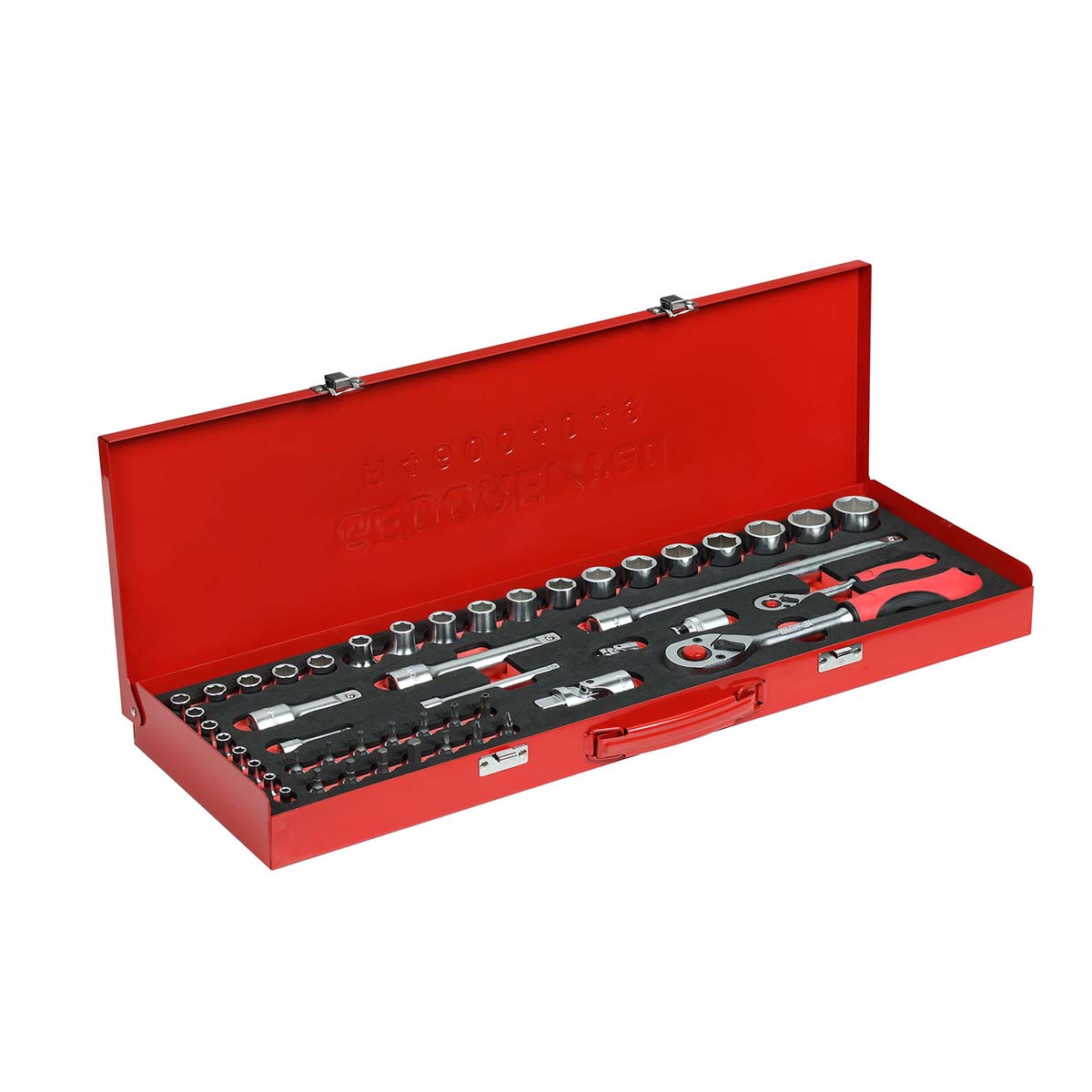 GEDORE red R46004049 - 1/4"+1/2" socket set, 49 pieces (3300010)