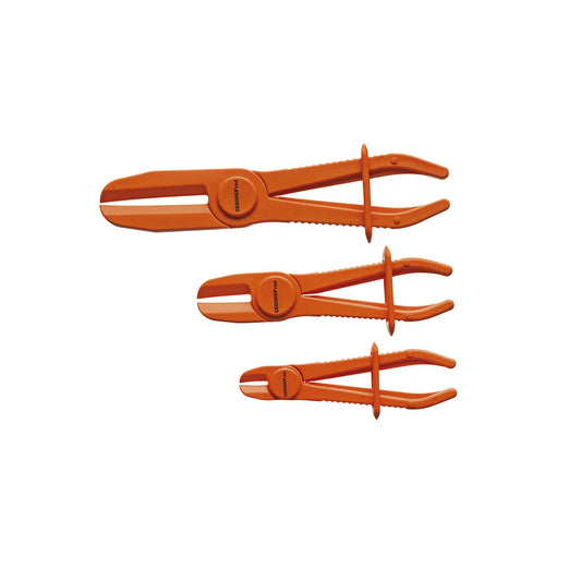 GEDORE red R15151000 - Juego de tenazas abrazaderas para tubos flexibles, Ø 0-60 mm, 3 piezas (3301539)