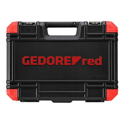 GEDORE red R68003075 - TORX® screwdriving tool set incl. suitcase, 75 pieces (3301575)