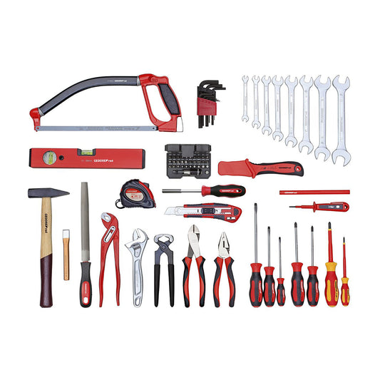 GEDORE red R21650072 - Juego de herramientas BASIC incl. maleta de herramientas, 72 piezas (3301630)