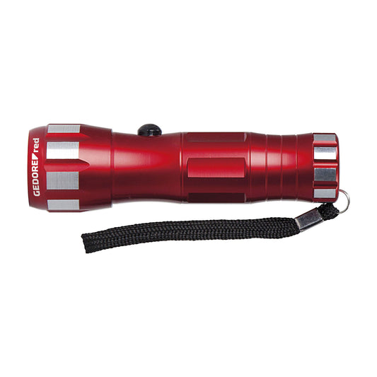 GEDORE rouge R95300017 - Lampe de poche LED avec corps en aluminium et portée 25-30m (3301755)