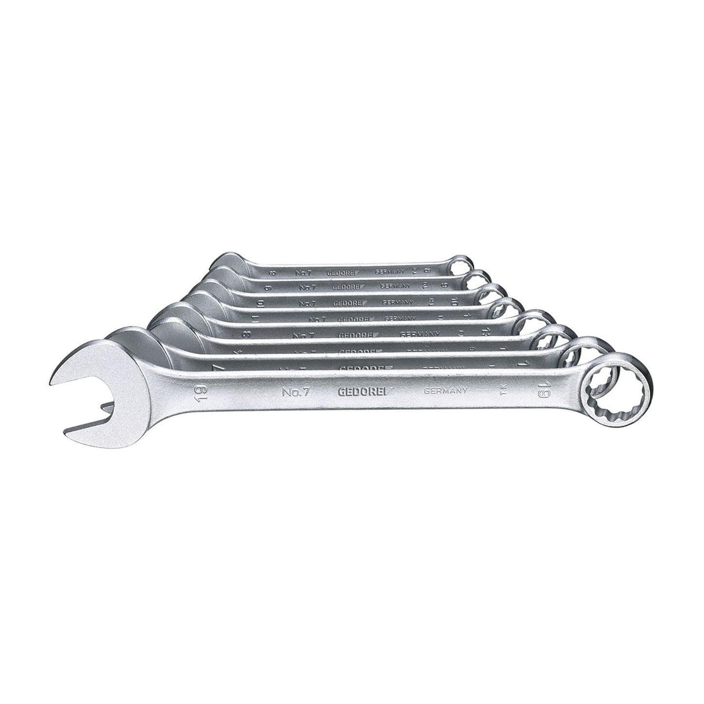 GEDORE SB 7-08 Combination Wrench Set of 8 (3100227)