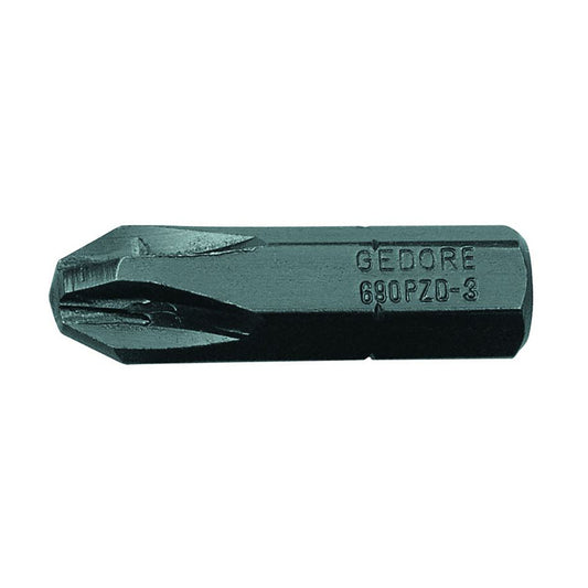 GEDORE 690 PZD 3 S-010 - Embout 1/4", PZ 3 (6553090)