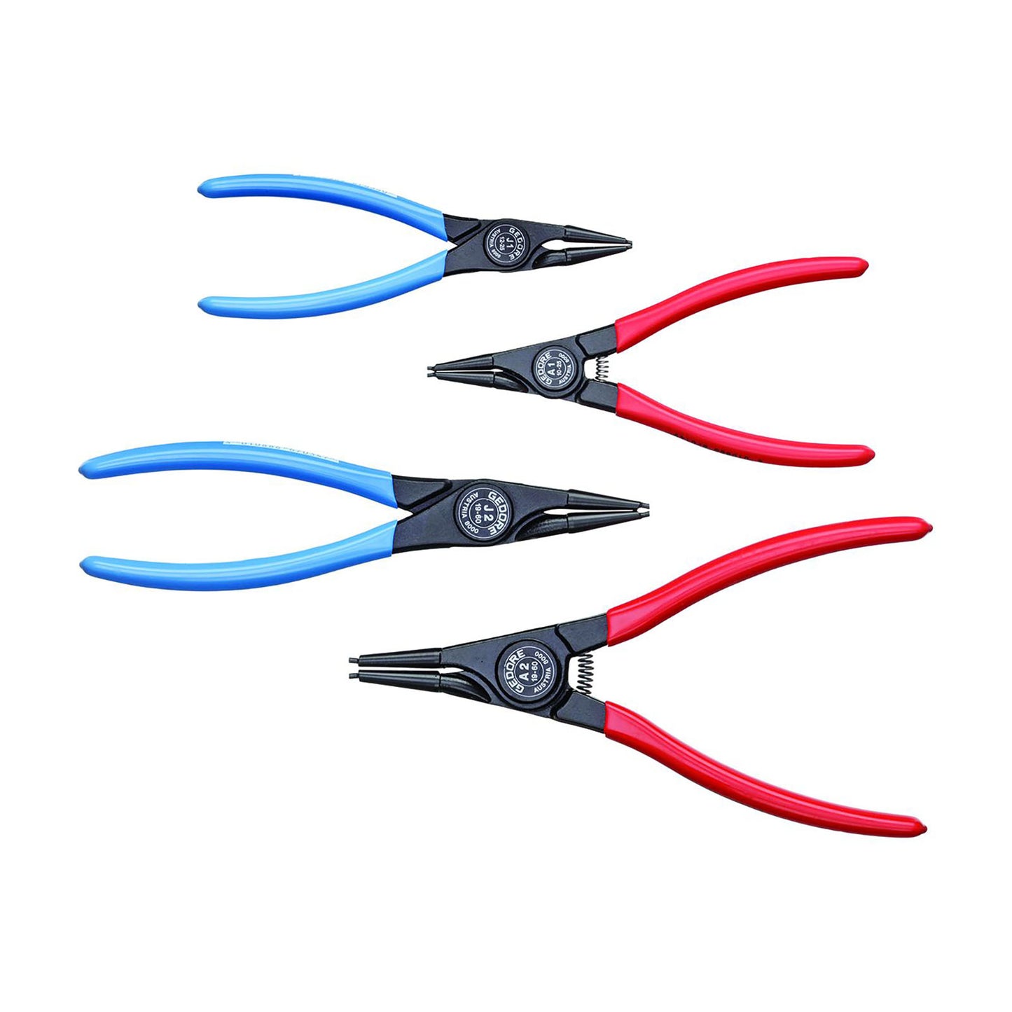 GEDORE S 8100 - Assortment of 4 Circlip Pliers (6703080)