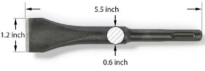 Rennsteig 210 40001 SB - Puntero Rennsteig SDS max 400 mm. (en embalaje autoservicio) - Ferrotecnia