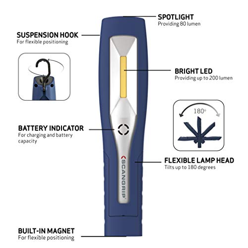 Scangrip 035692 - Lámpara trabajo Scangrip MINI MAG PRO - Ferrotecnia