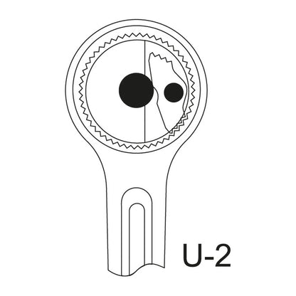 GEDORE 3293 U-2 - Cliquet 3/4", U-2 (6278600)