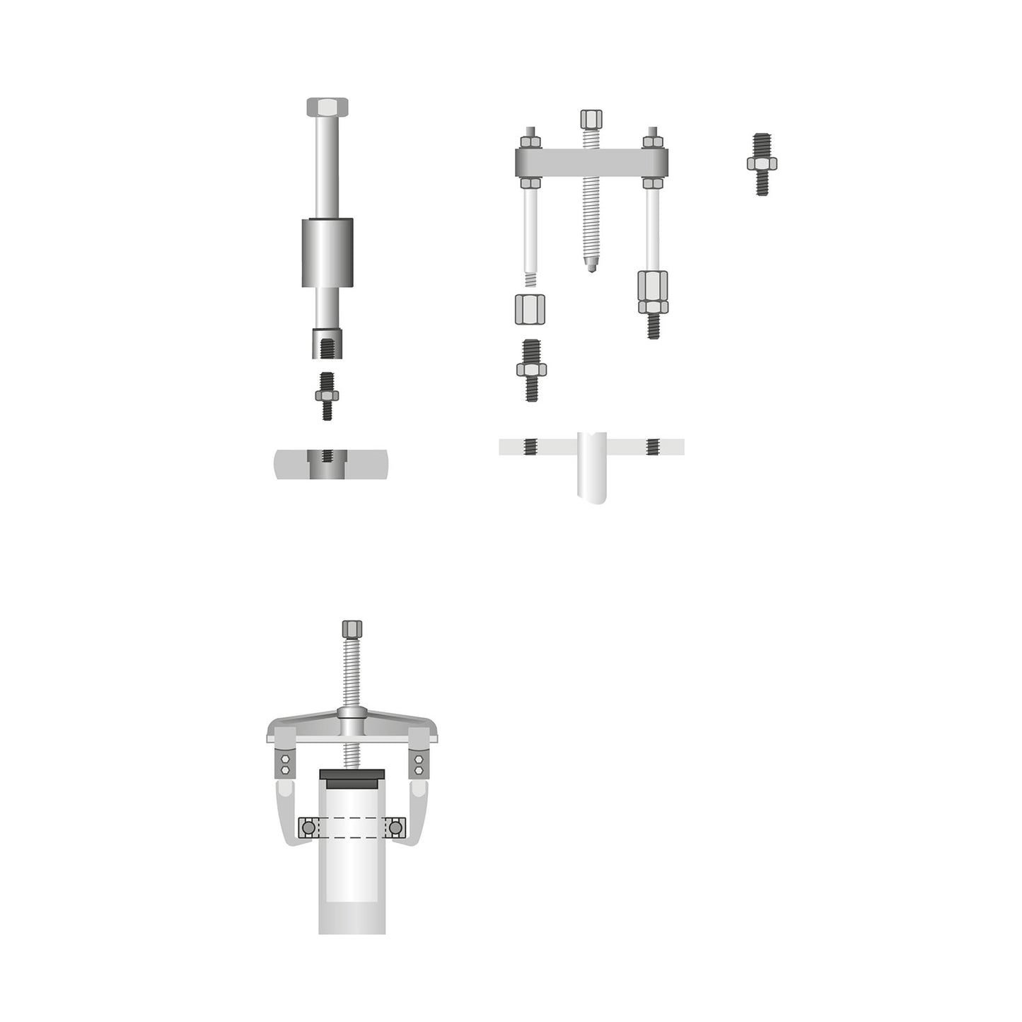 GEDORE 1.80/1 - Spindle pressure parts set (1120697)