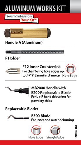 Shaviv 154 - 00056 - Kit desbarbado Shaviv Aluminio - Ferrotecnia