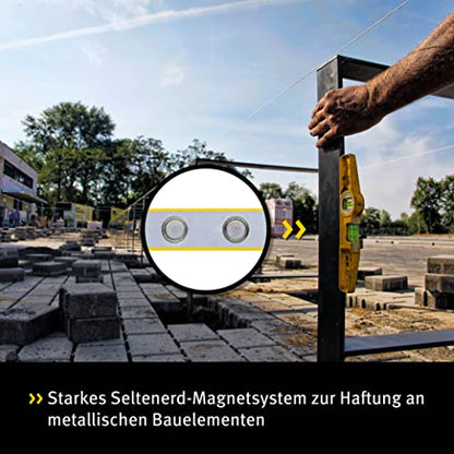 Stabila 025113 - Nivel de burbuja con base magnética Torpedo 81SM de 25 cm con funda - Ferrotecnia