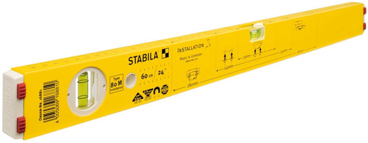 Stabila 168810 - Nivel para fontaneros Stabila 80 M de 60 cm. - Ferrotecnia