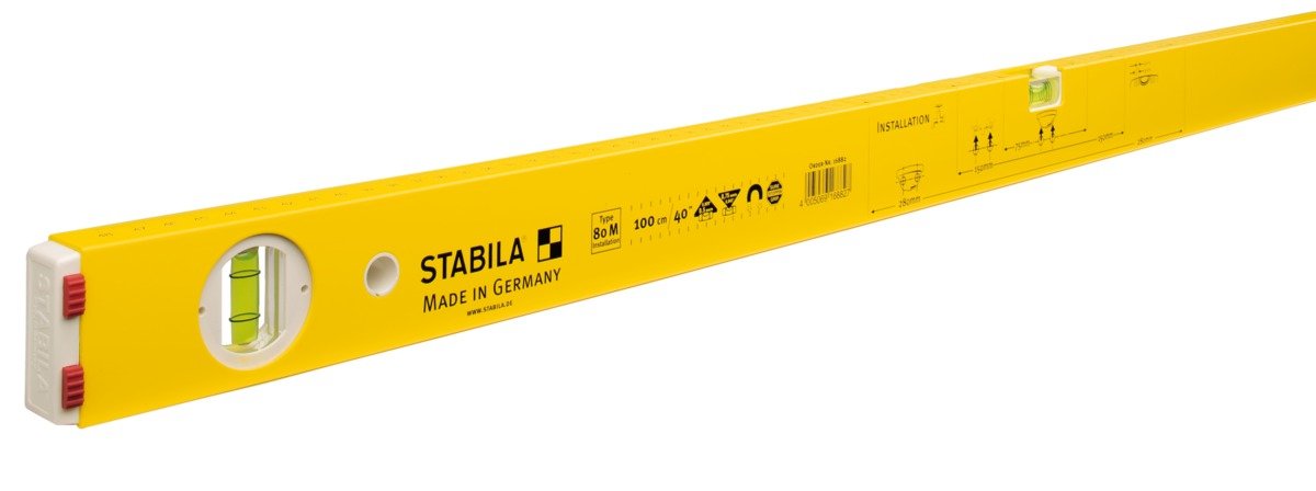 Stabila 168827 - Nivel para fontaneros Stabila 80 M de 100 cm. - Ferrotecnia