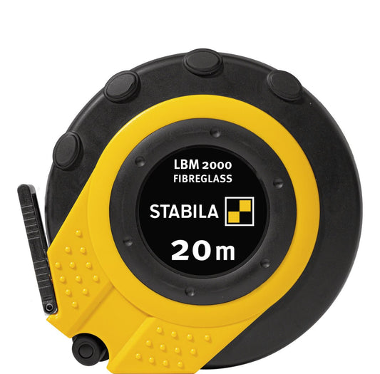 Stabila 196547 - Cinta métrica cerrada Stabila Serie LBM2000 de 20 m. (cinta de fibra de vidrio) - Ferrotecnia